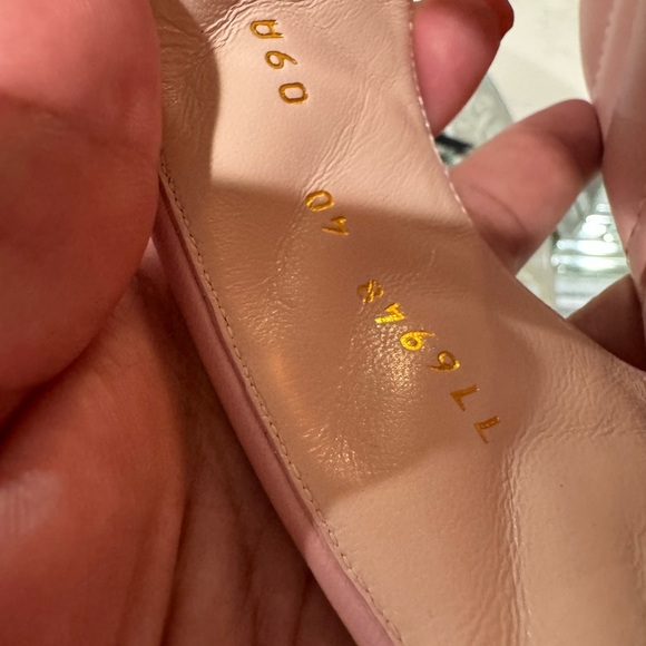 Double G Logo Leather Slides - Picture 13 of 14